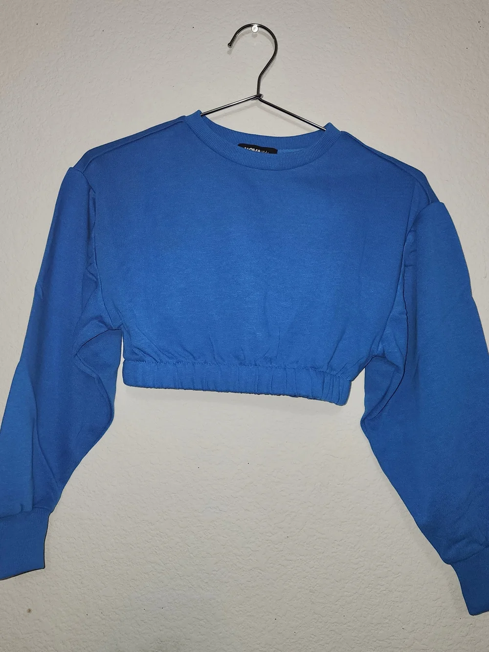 Fashion Nova Kids Blue Elastic Waist Knit Shorts